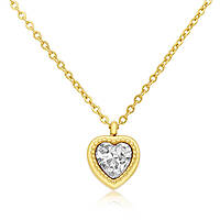 necklace jewel Steel woman jewel Zircons AC-C051GBI