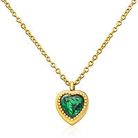 necklace jewel Steel woman jewel Zircons AC-C051GVE