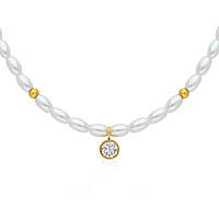 necklace jewel Steel woman jewel Zircons AC-C065G