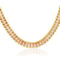 necklace jewel Steel woman jewel Zircons AC-C068CH