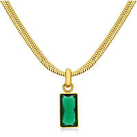 necklace jewel Steel woman jewel Zircons AC-C073GVE