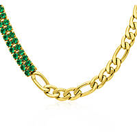 necklace jewel Steel woman jewel Zircons AC-C265GV