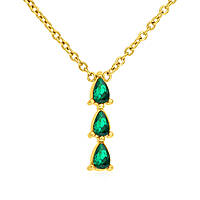 necklace jewel Steel woman jewel Zircons AC-C267GV