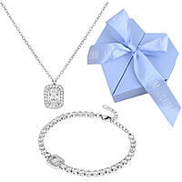 necklace jewel Steel woman jewel Zircons ACSET3