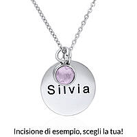 necklace jewel Steel woman jewel Zircons MY08CS-12