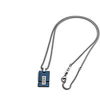 necklace man jewellery 4US Cesare Paciotti Blue Insert 4UCL2307