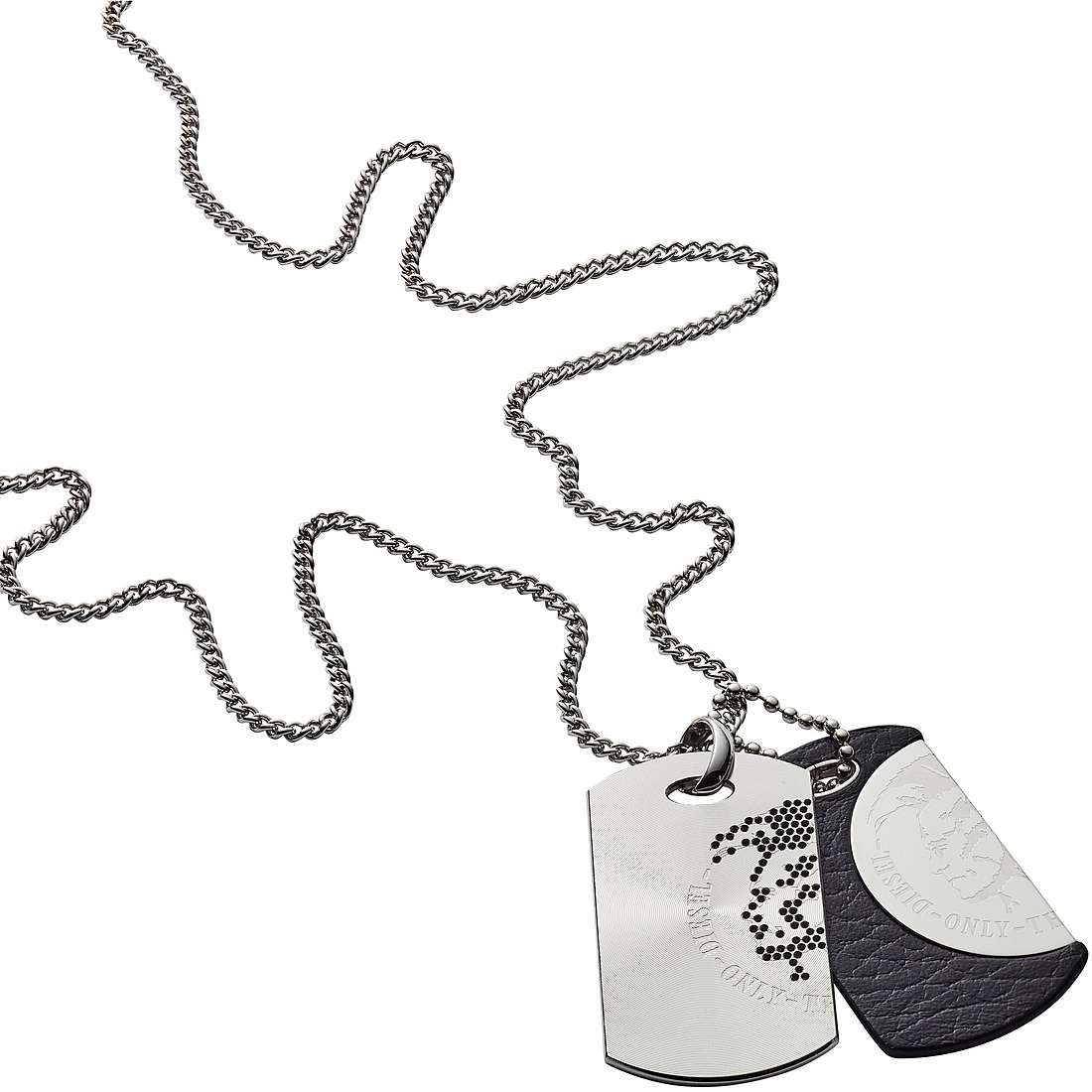 necklace man jewellery Diesel Double Dogtags DX0289040