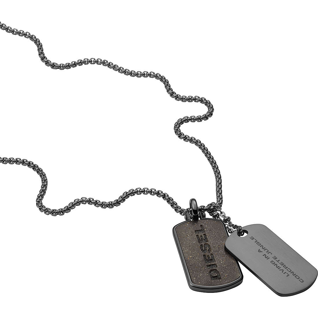 necklace man jewellery Diesel Double Dogtags DX1257040