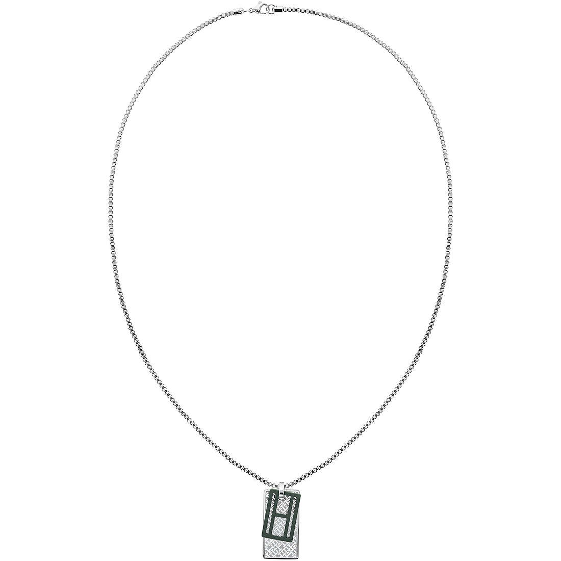 Tommy Hilfiger men's stainless steel chain necklace | littlewoods.com
