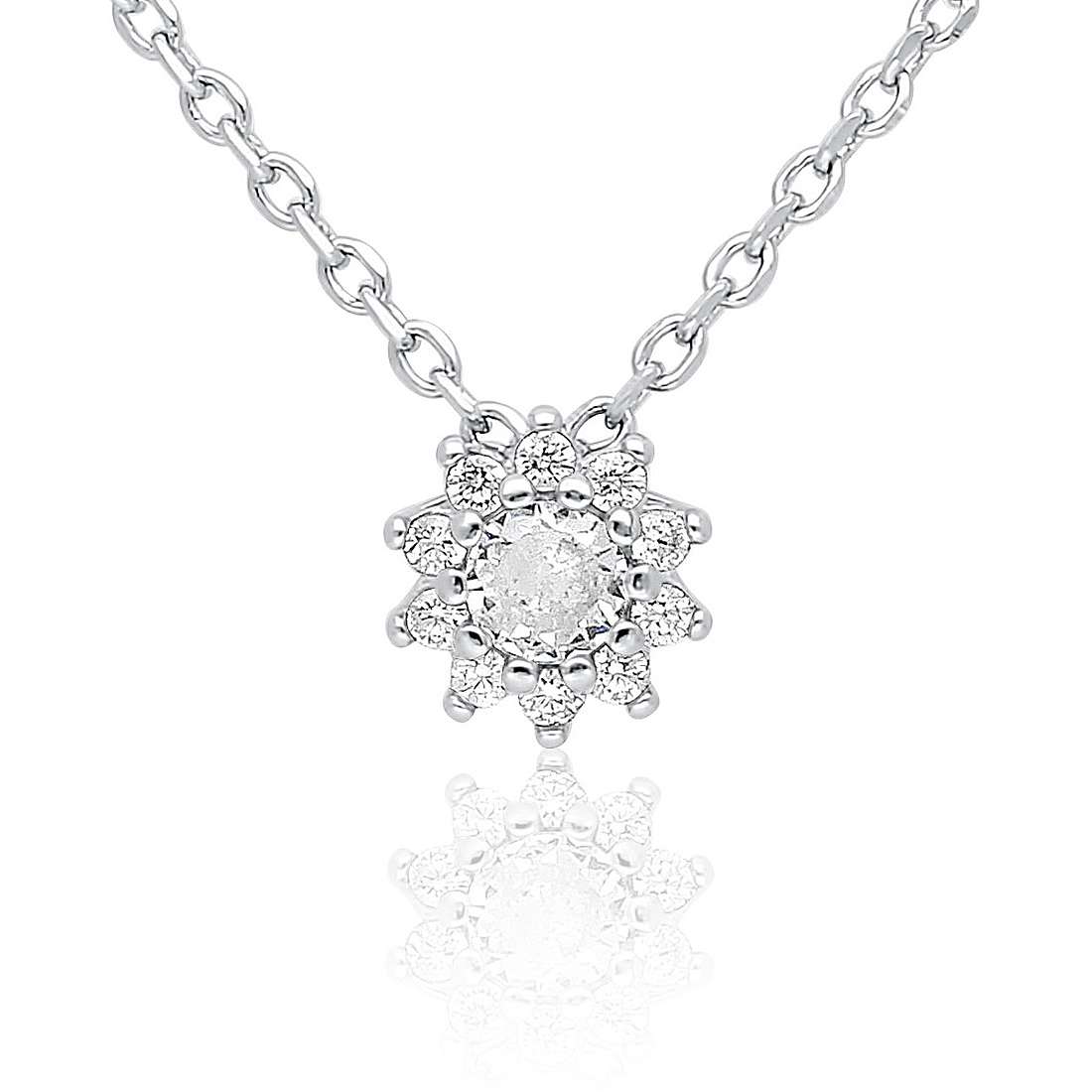 necklace Spotlight GioiaPura 925 Silver INS028CT516RHWH