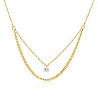 necklace Spotlight GioiaPura 925 Silver ST65216-02OR