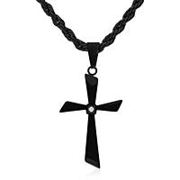 necklace Steel man jewel Cross TK-C048B