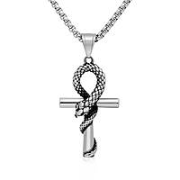 necklace Steel man jewel Cross TK-C218S