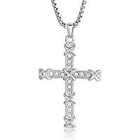 necklace Steel man jewel Crystal TK-C006S