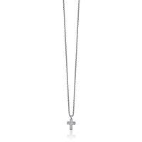 necklace Steel man jewel Crystals CA457