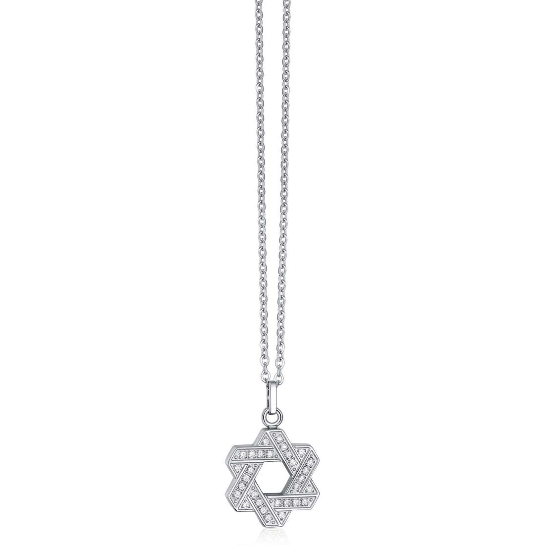 necklace Steel man jewel Crystals LBCA307