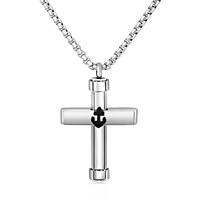 necklace Steel man jewel Navy TK-C311SA