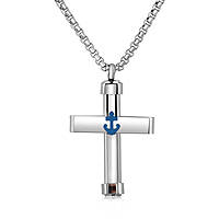 necklace Steel man jewel Navy TK-C311SB