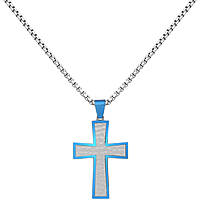 necklace Steel man jewel Scratch TK-C171BL