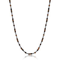 necklace Steel man jewel Semiprecious CL304