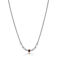 necklace Steel man jewel Semiprecious CL308