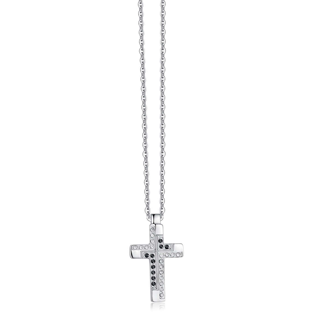 necklace Steel man jewel Zircons LBCA368