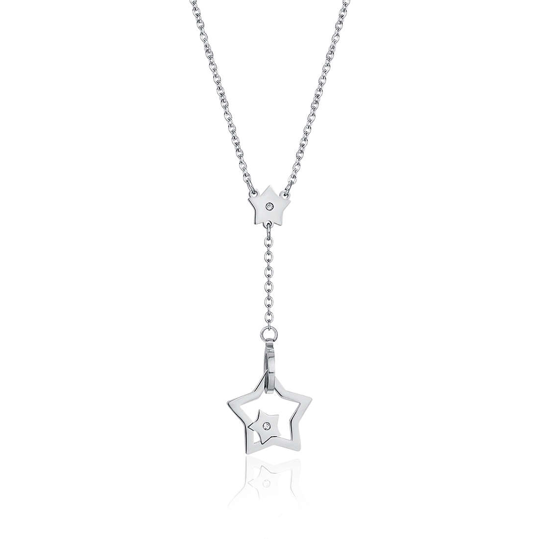 necklace Steel woman jewel Crystals CK1381