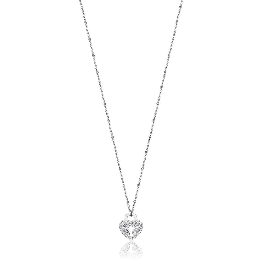 necklace Steel woman jewel Crystals CK1415