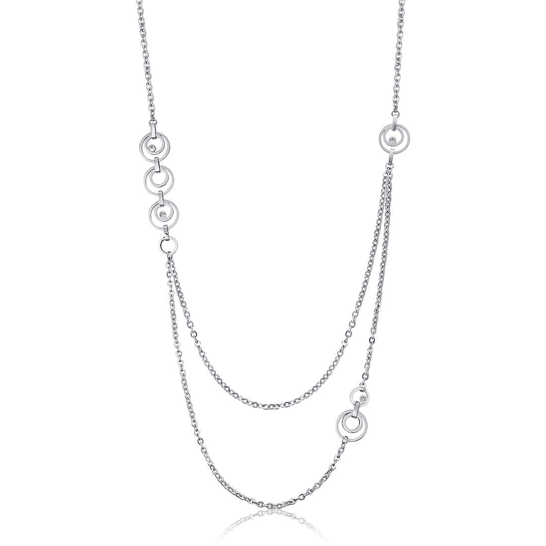 necklace Steel woman jewel Crystals CK1431
