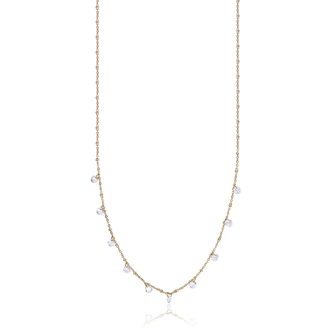 necklace Steel woman jewel Crystals CK1528
