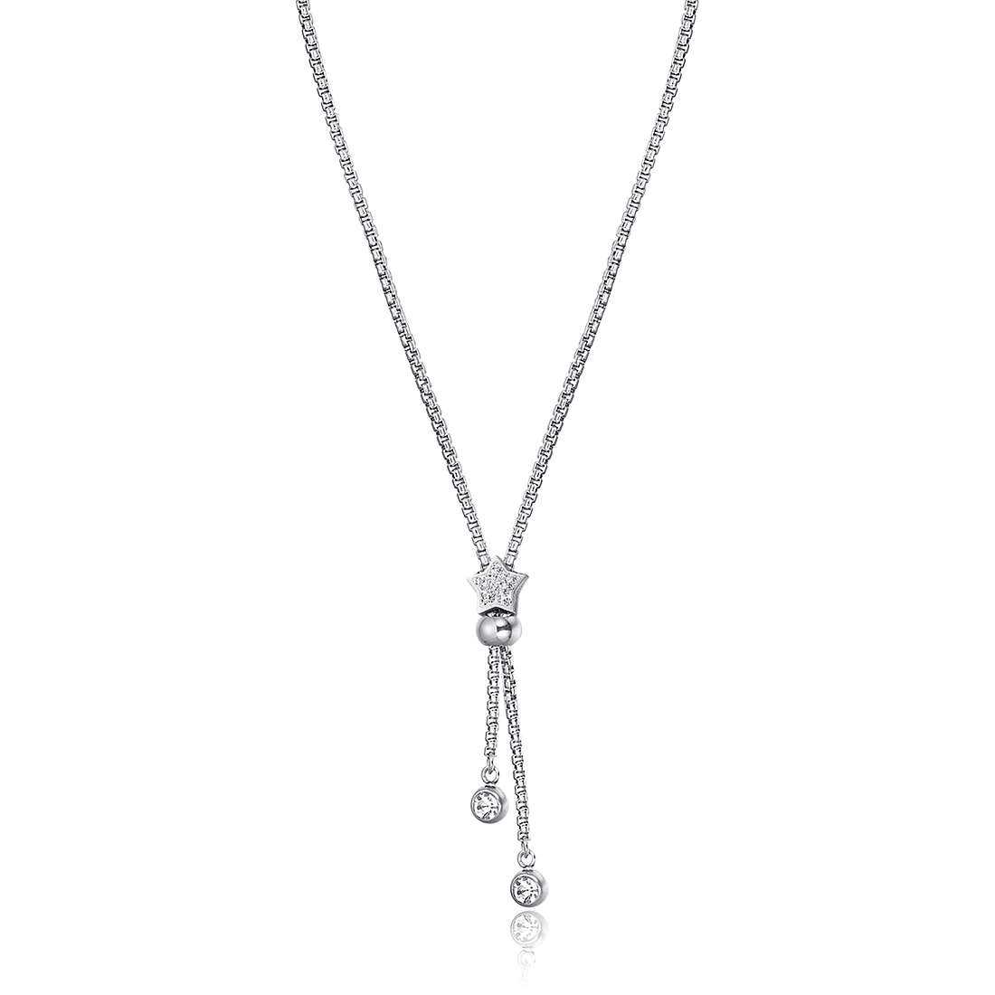 necklace Steel woman jewel Crystals CK1531
