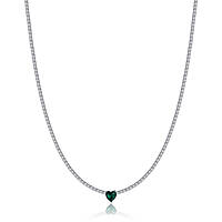 necklace Steel woman jewel Crystals CK1940