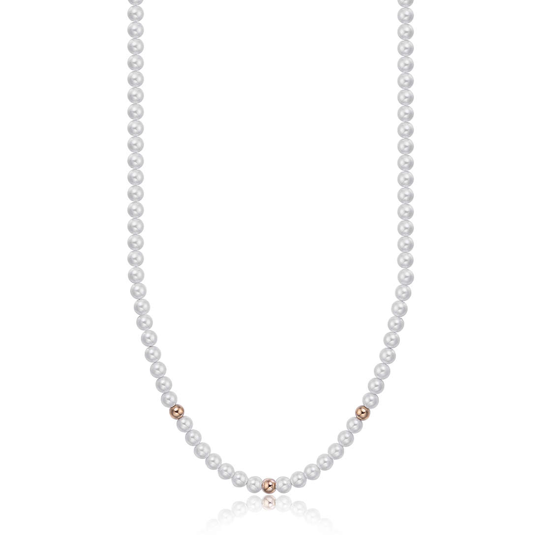 necklace Steel woman jewel Pearls CK1440