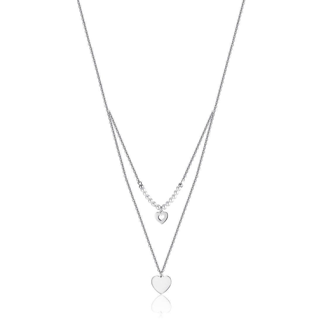 necklace Steel woman jewel Pearls CK1611
