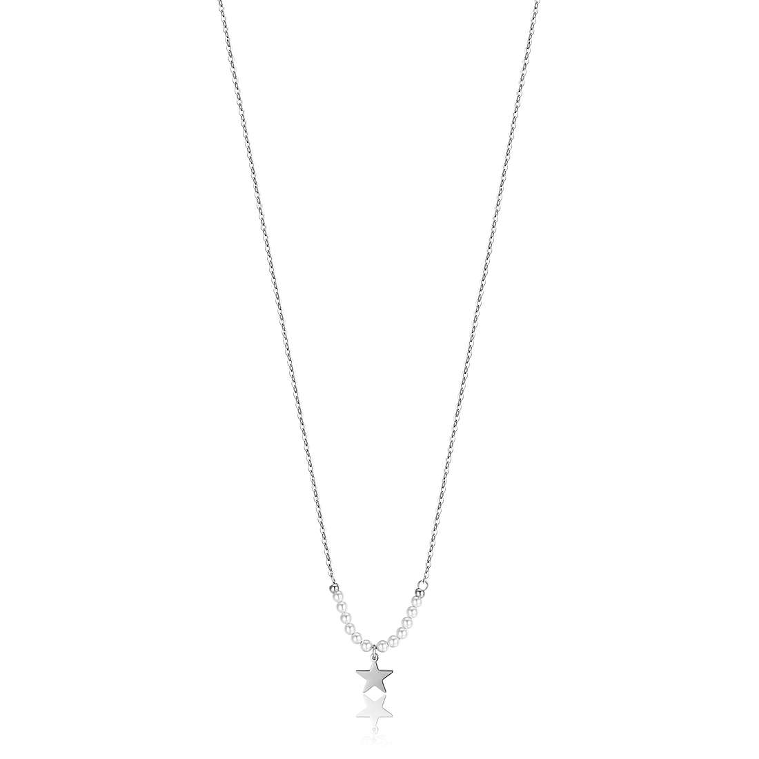 necklace Steel woman jewel Pearls CK1616