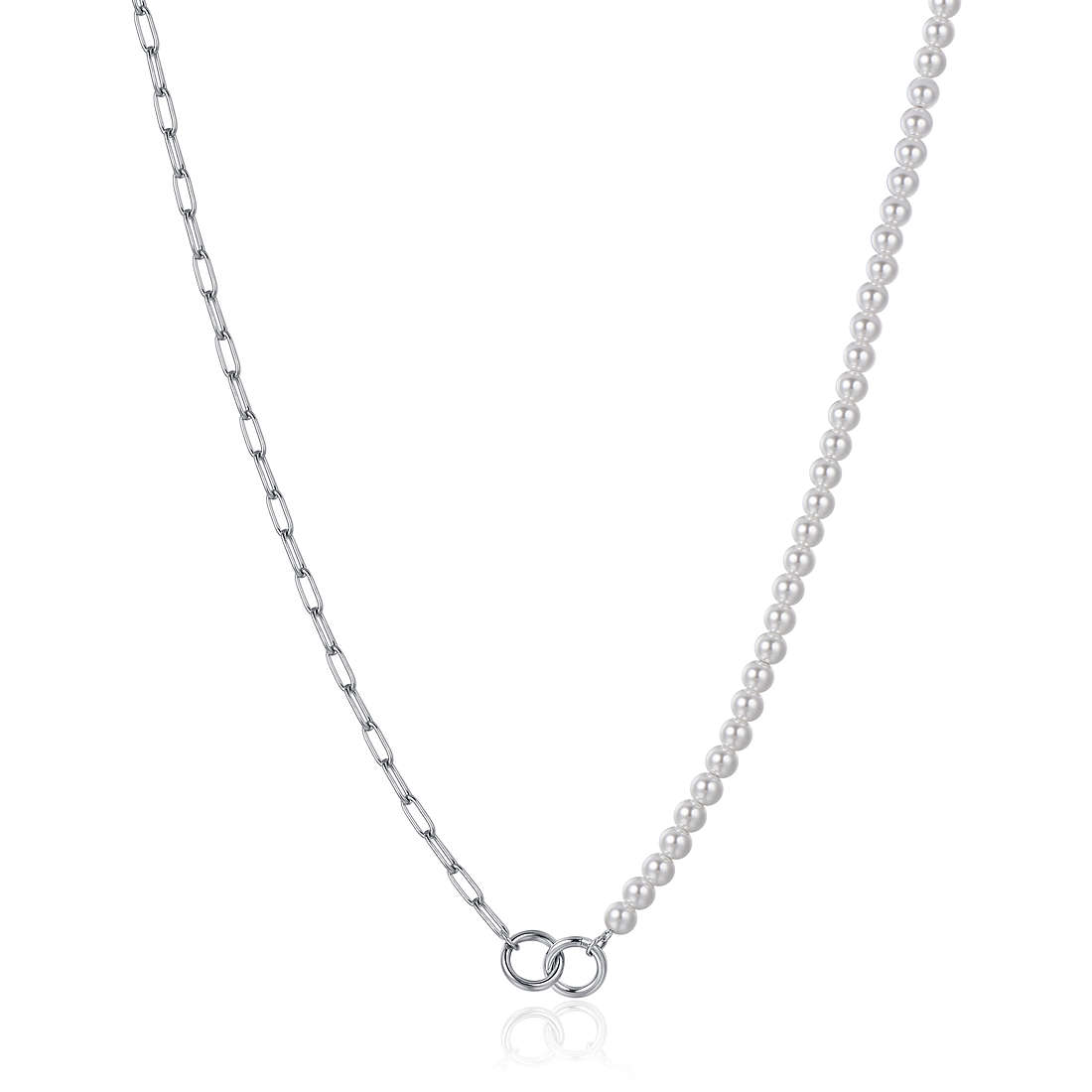 necklace Steel woman jewel Pearls CK1787