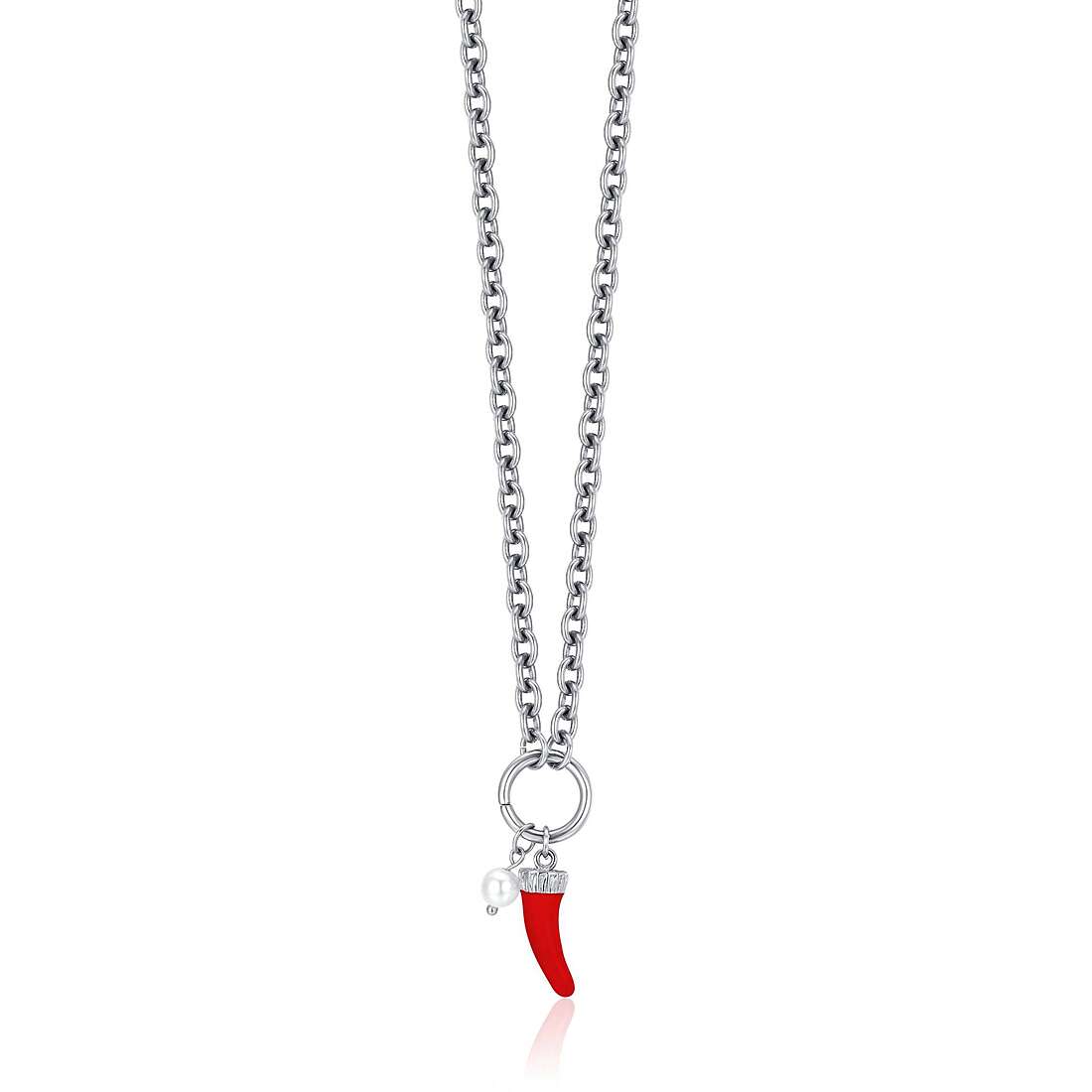 necklace Steel woman jewel Pearls CK1839