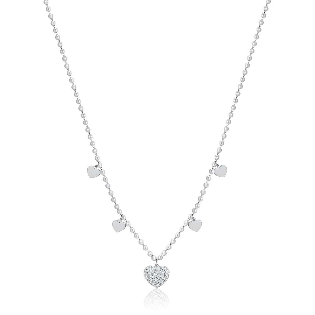 necklace Steel woman jewel Pearls CK1847