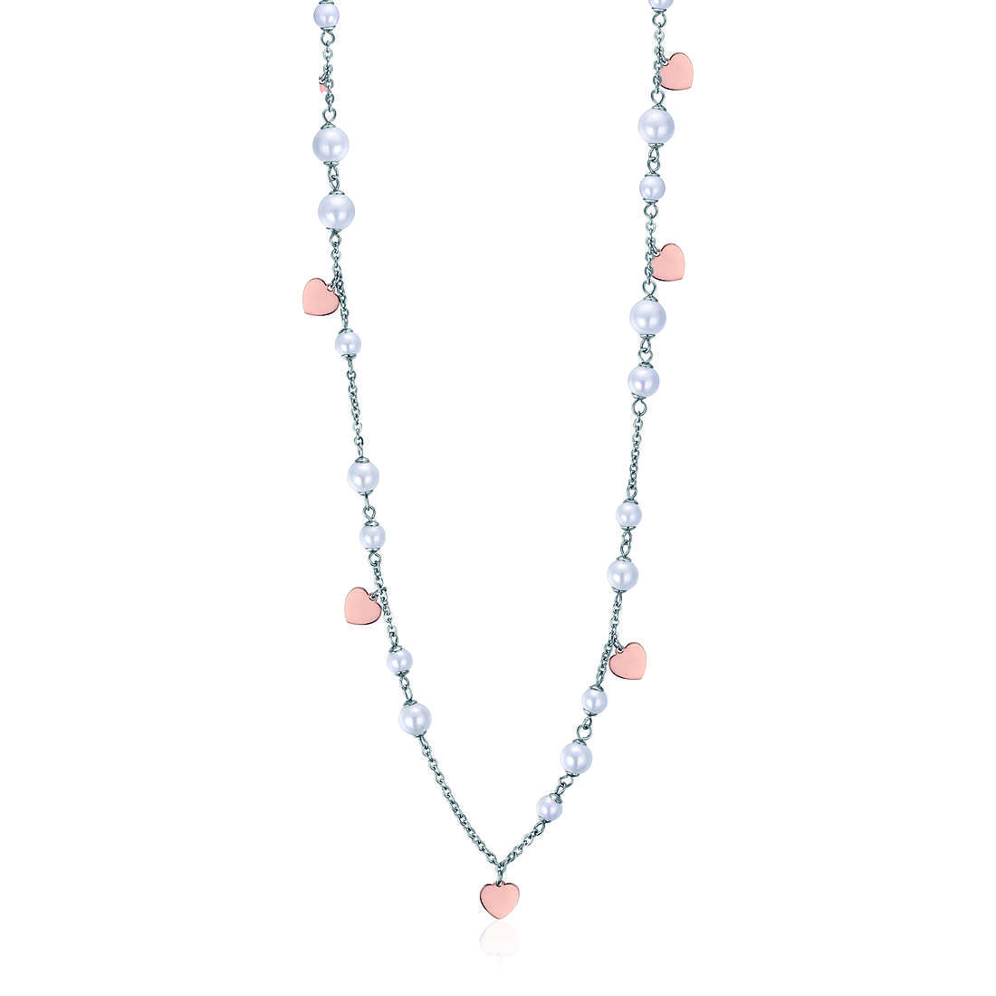 necklace Steel woman jewel Pearls LBCK1358