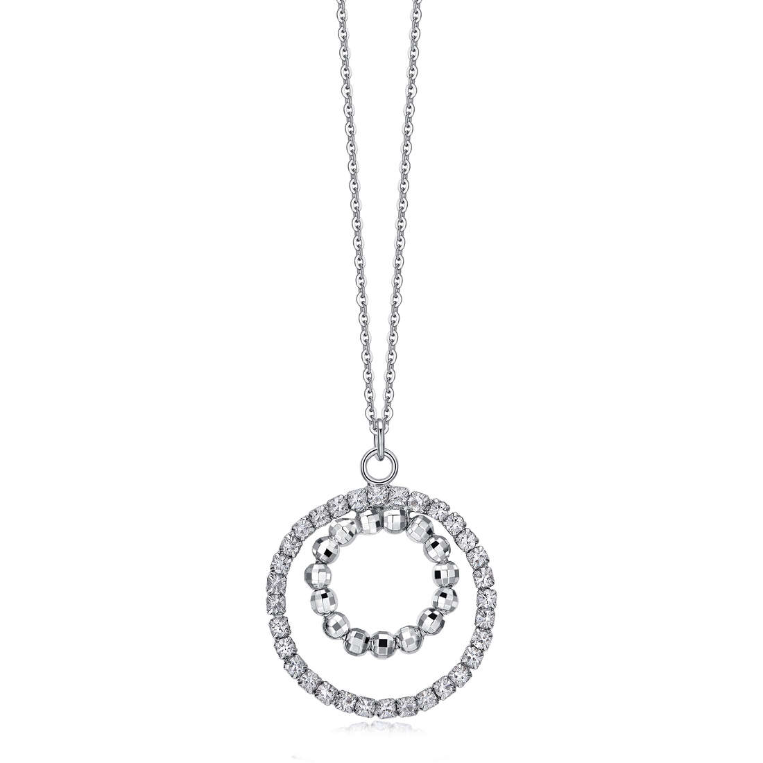 necklace Steel woman jewel Zircons LBCK1075