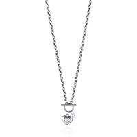 necklace Steel woman jewel Zircons, Semiprecious CK1759