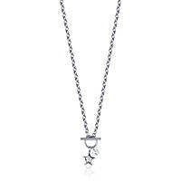 necklace Steel woman jewel Zircons, Semiprecious CK1760