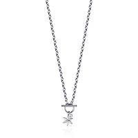 necklace Steel woman jewel Zircons, Semiprecious CK1762