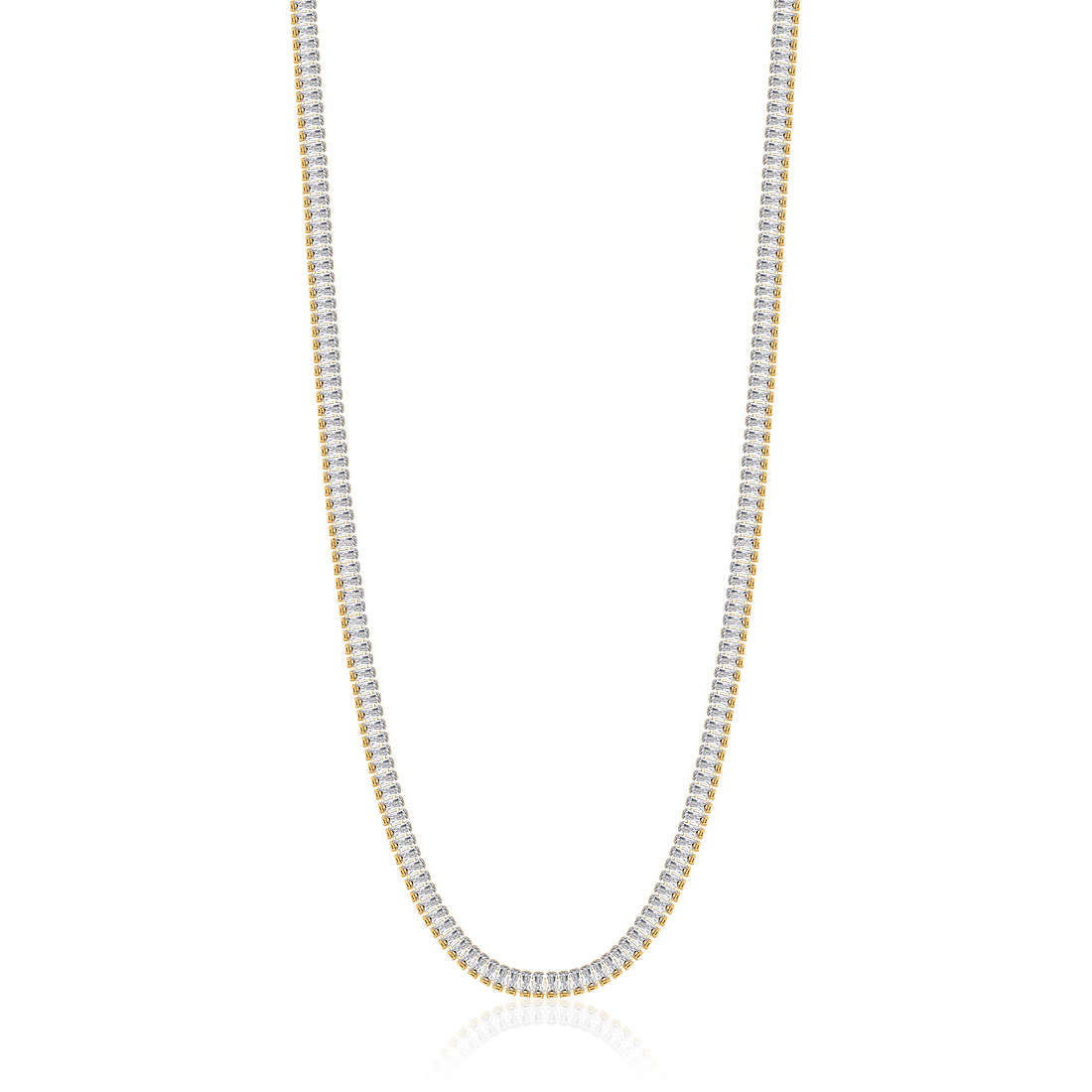 necklace Steel woman jewel Zircons, Semiprecious CK1786