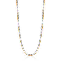 necklace Steel woman jewel Zircons, Semiprecious CK1786