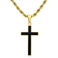 necklace with cross man jewel Travis Kane TK-C047G
