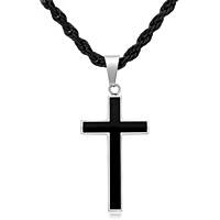 necklace with cross man jewel Travis Kane TK-C047NE