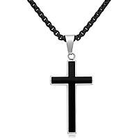 necklace with cross man jewel Travis Kane TK-C047NEM
