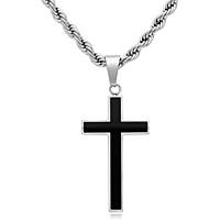 necklace with cross man jewel Travis Kane TK-C047S