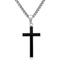 necklace with cross man jewel Travis Kane TK-C047SM